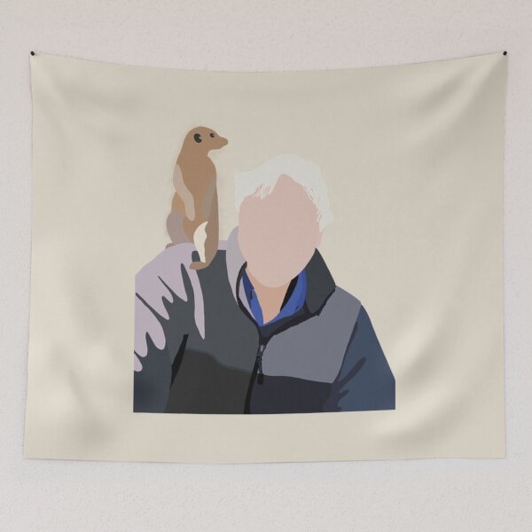 Item preview, Sir David Attenborough -cute designed and sold by MadeUKewl.