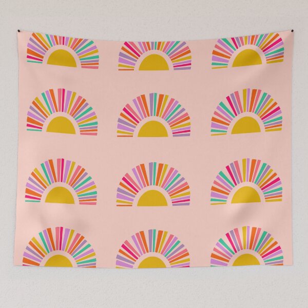 Artikelvorschau, Regenbogen + Sonnenschein-Muster entworfen und verkauft von erikakcreates.