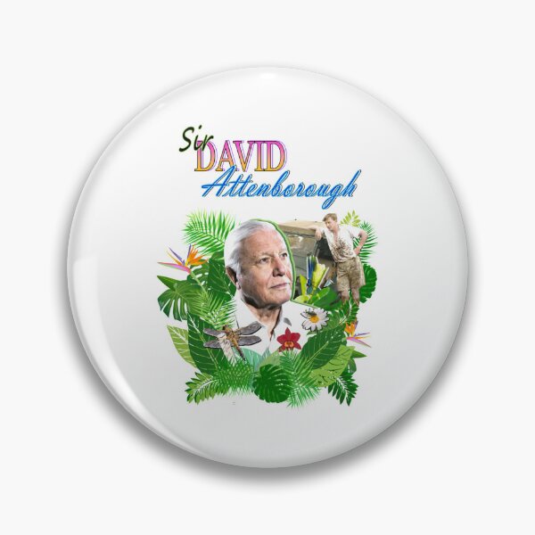 Item preview, Sir David Attenborough -flower designed and sold by MadeUKewl.