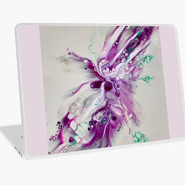 Chromatic Flight Acrylic Painting Laptop Skin