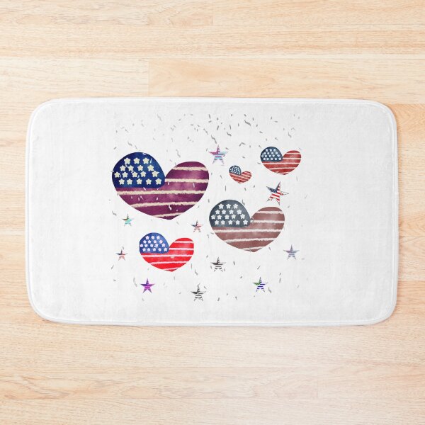 Item preview, USA Flag Stars and Hearths Design, Patriot Design. 4th Of July, Independence Day  designed and sold by GEM STYLE.