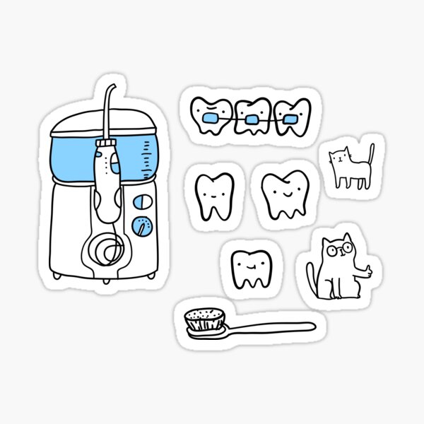Dental hygiene Sticker