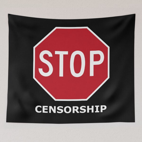 Item preview, Stop censorship designed and sold by Conspiracy Buff.