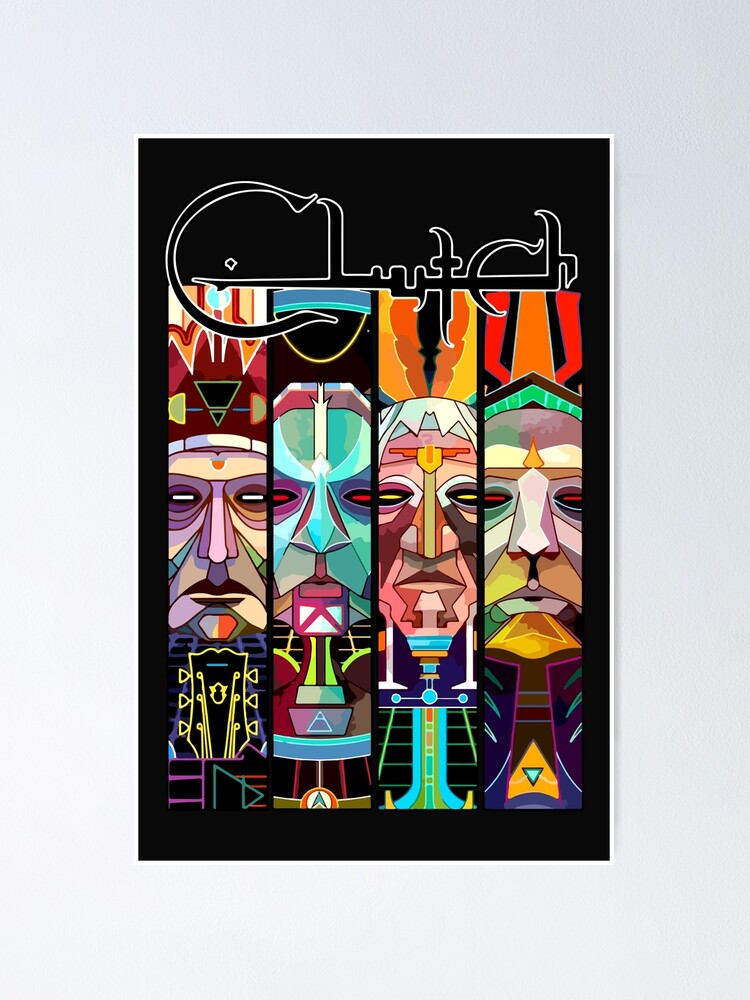 "Clutch Band Album Cover" Poster for Sale by SihnoXOnhis Redbubble