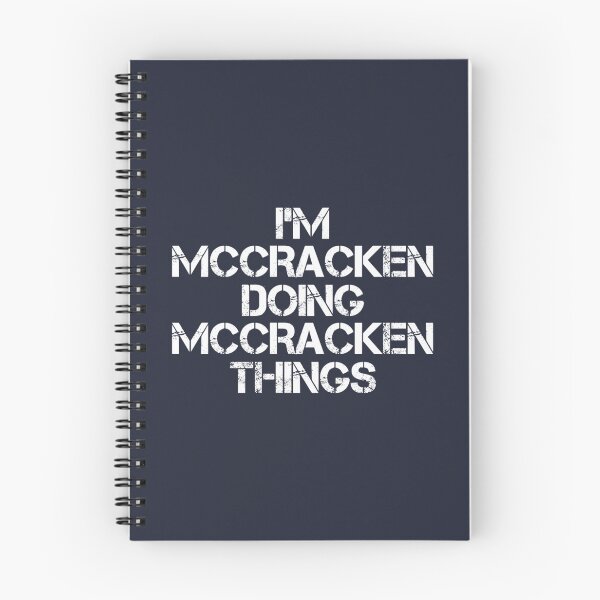 Item preview, Mccracken Name T Shirt  Doing Mccracken Things Name Gift Item Tee designed and sold by FaisalHamidi.