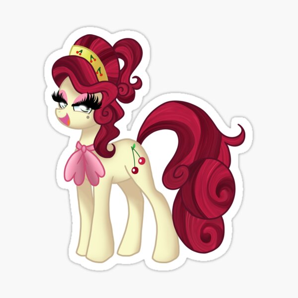 "Cherry Jubilee MLP Fan Art" Sticker for Sale by ShadowiesArt Redbubble