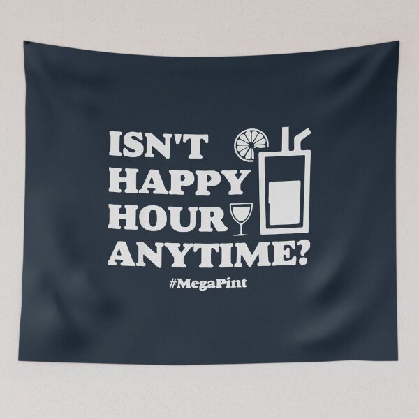Item preview, Meg a Pint  Funny Isnt Happy Hour Anytime designed and sold by FaisalHamidi.