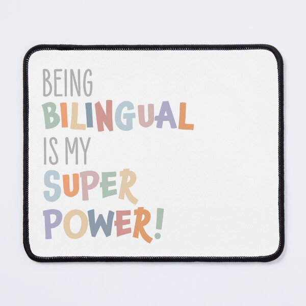 Item preview, Being Bilingual is my Super Power! English Print for Bedroom, Nursery, Playroom or Classroom. designed and sold by AmorAndPixels.