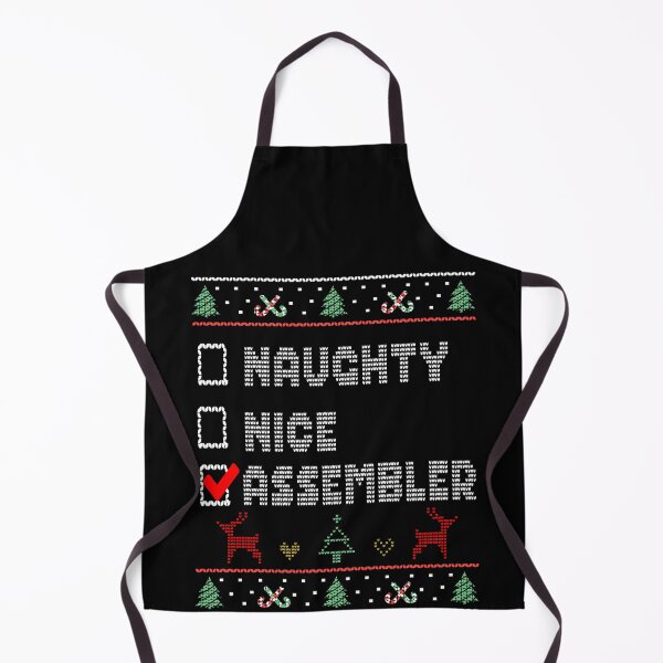 Item preview, Naughty Nice Assembler, Matching Christmas Group Pajama design designed and sold by Merchking1.