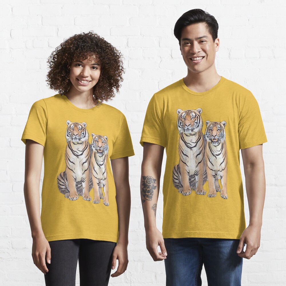 White Twin Tiger T-shirt