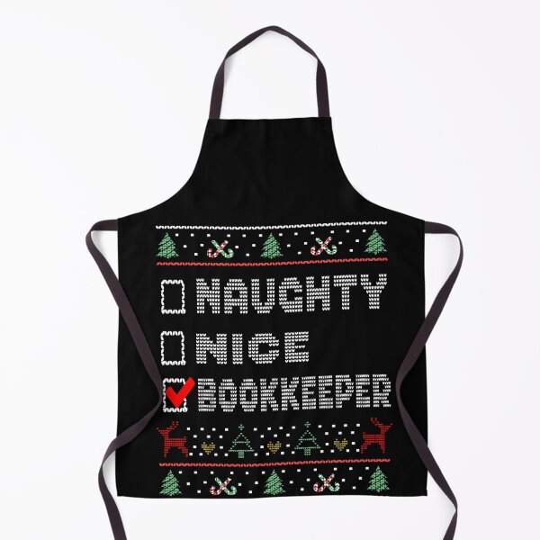 Item preview, Naughty Nice Bookkeeper, Matching Christmas Group Pajama design designed and sold by Merchking1.