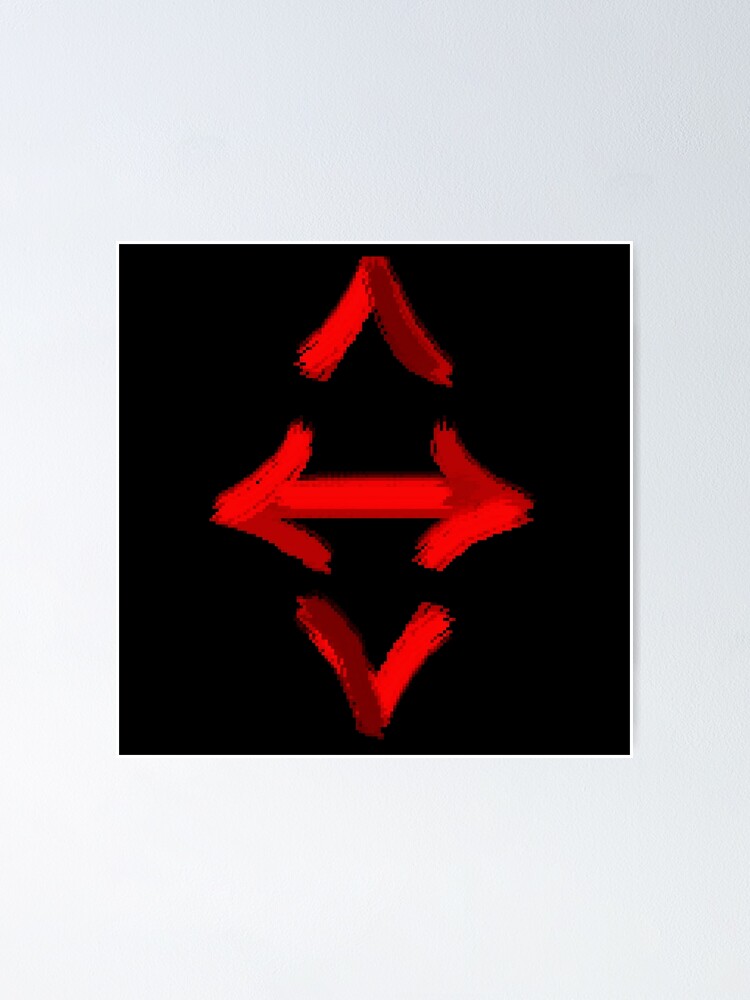 "Upsidedown symbol" Poster for Sale by Pickxel Redbubble