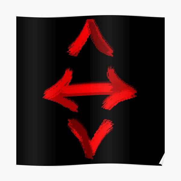 "Upsidedown symbol" Poster for Sale by Pickxel Redbubble