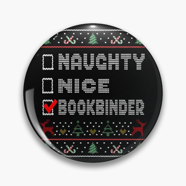 Item preview, Naughty Nice Bookbinder, Matching Christmas Group Pajama design designed and sold by Merchking1.