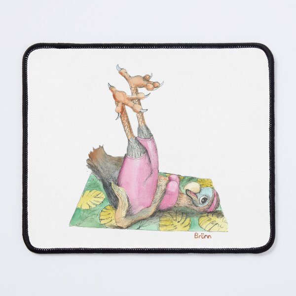 Item preview, Dodo on the Yoga Mat designed and sold by DodoGallery.