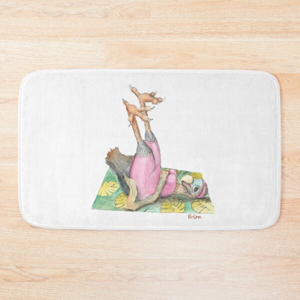 Item preview, Dodo on the Yoga Mat designed and sold by DodoGallery.