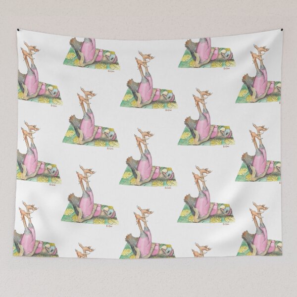 Item preview, Dodo on the Yoga Mat designed and sold by DodoGallery.