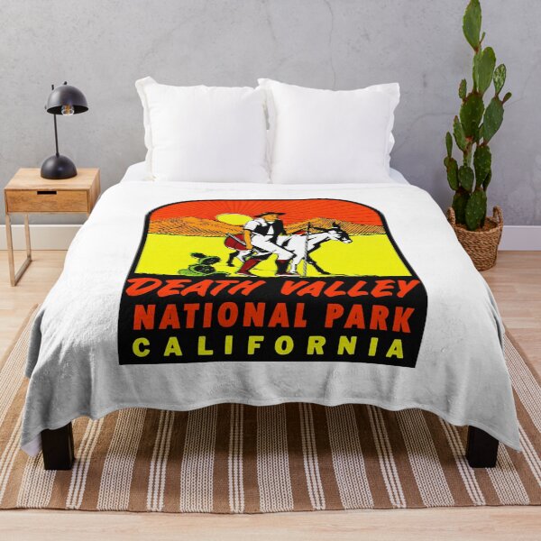 Item preview, Death Valley National Park Vintage Travel Decal designed and sold by AnFgry12.