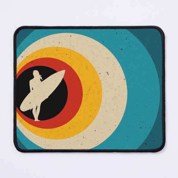 Item preview, Surfer Girls Gift Vintage Wave Retro Surfing Surf Beach designed and sold by Mercheesy.