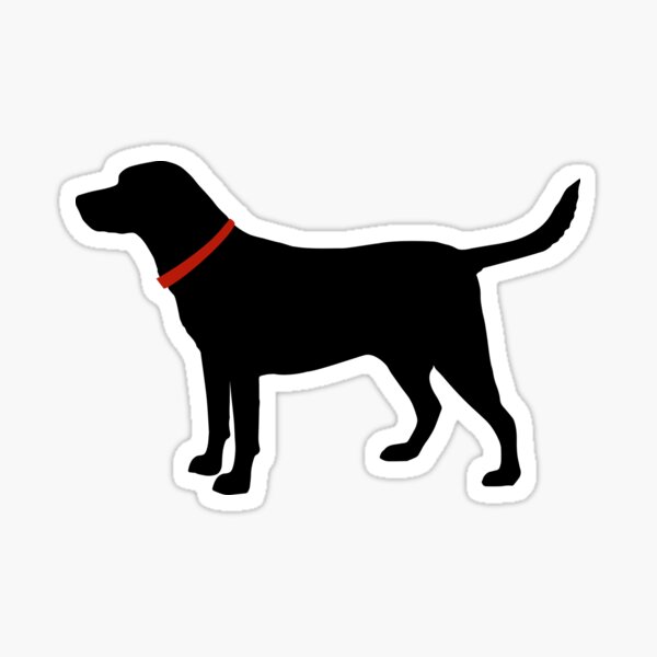 Labrador Retriever, Black Lab Sticker