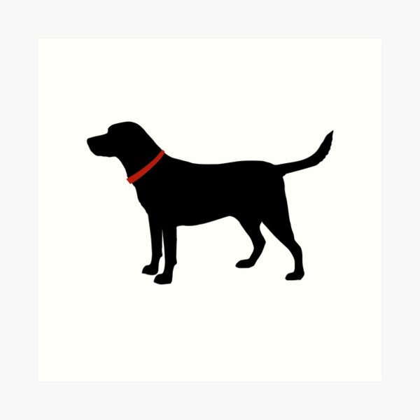 Labrador Retriever, Black Lab Art Print