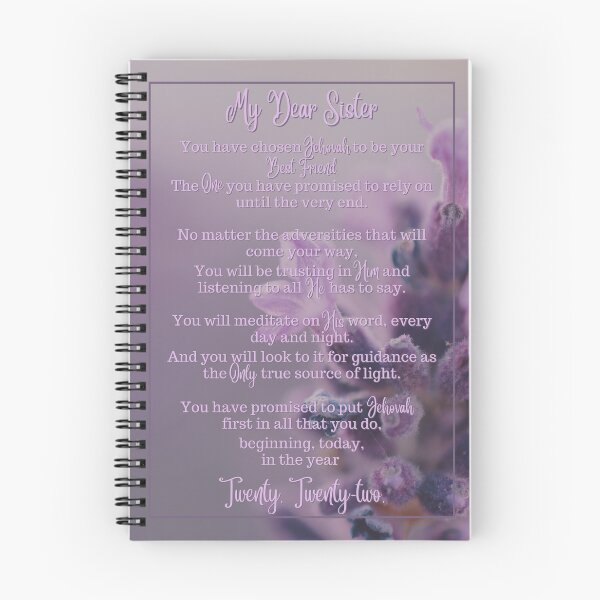 Item preview, Baptism Poem | JW | Purple Flowers designed and sold by AdoptKM.