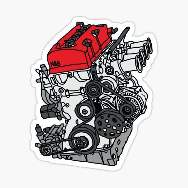 Honda Engine Stickers for Sale