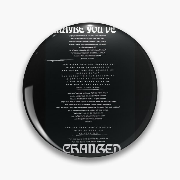 Item preview, MAYBE YOU&x27;VE CHANGED - Tash sultana lyrics bEST SELLER  designed and sold by ThompsonFiona.