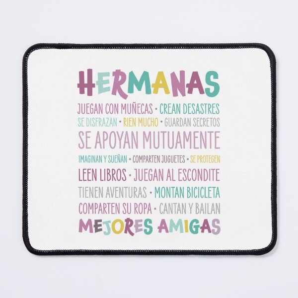 Item preview, Sisters Best Friends: Spanish Print for Bedroom, Nursery, Playroom or Classroom. designed and sold by AmorAndPixels.
