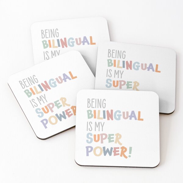 Item preview, ¡Ser bilingüe es mi superpoder! Impresión en inglés para dormitorio, guardería, sala de juegos o aula. designed and sold by AmorAndPixels.
