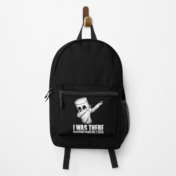 Quietcloud Cool DJ Marshmello Backpack 13.39 x 16.54 Face Print Drawstring Travel Outdoor Shoulder Bag 