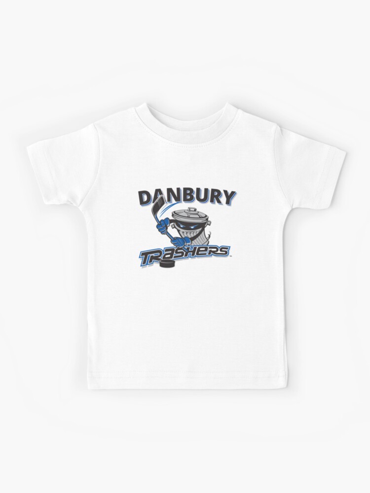 Danbury Trashers Logo - White Youth T-Shirt - ShopperBoard