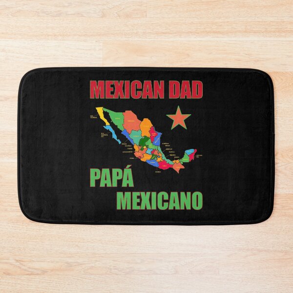 Artikelvorschau, Mexikanischer Vater Papá Mexicano mit Karte und Stern entworfen und verkauft von artfulnotebook.