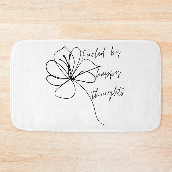 Item preview, Fueled By Happy Thoughts. Beautiful Inspirational Quote. designed and sold by That Cheeky Tee.