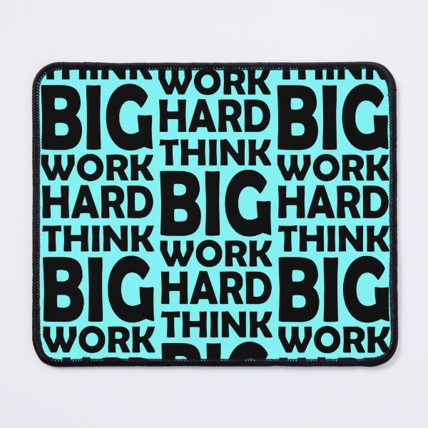 Item preview, THINK BIG WORK HARD designed and sold by DomGDesign.