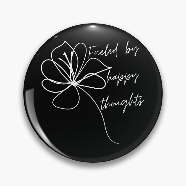 Item preview, Fueled By Happy Thoughts. Beautiful Inspirational Quote. designed and sold by That Cheeky Tee.