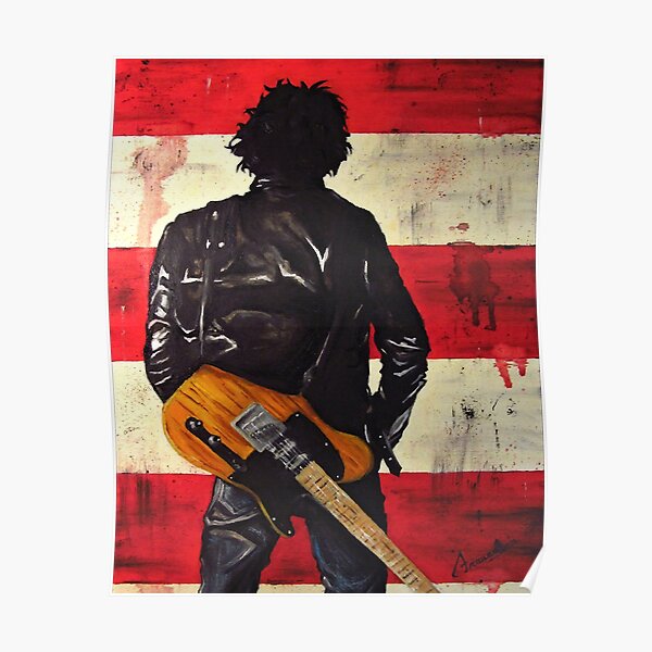 Bruce Springsteen Poster Born In The U.S.A.Poster Bruce Springsteen Tracklis 