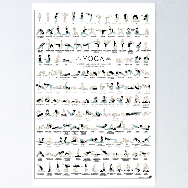 Yoga Asana Wall Art for Sale