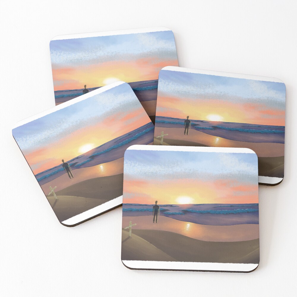 Item preview, Coasters (Set of 4) designed and sold by SamDrawsThings.
