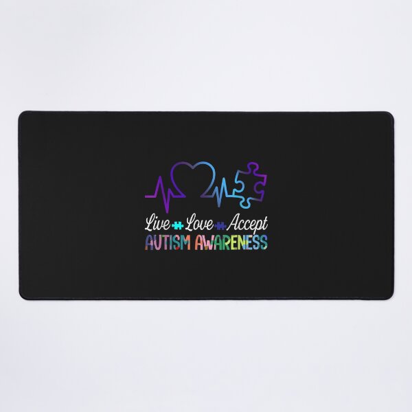 Item preview, Live love accept autism awareness designed and sold by luciaaljudith.