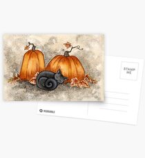 Pumpkin Nap Postcards