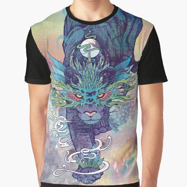 Spectral Cat Graphic T-Shirt