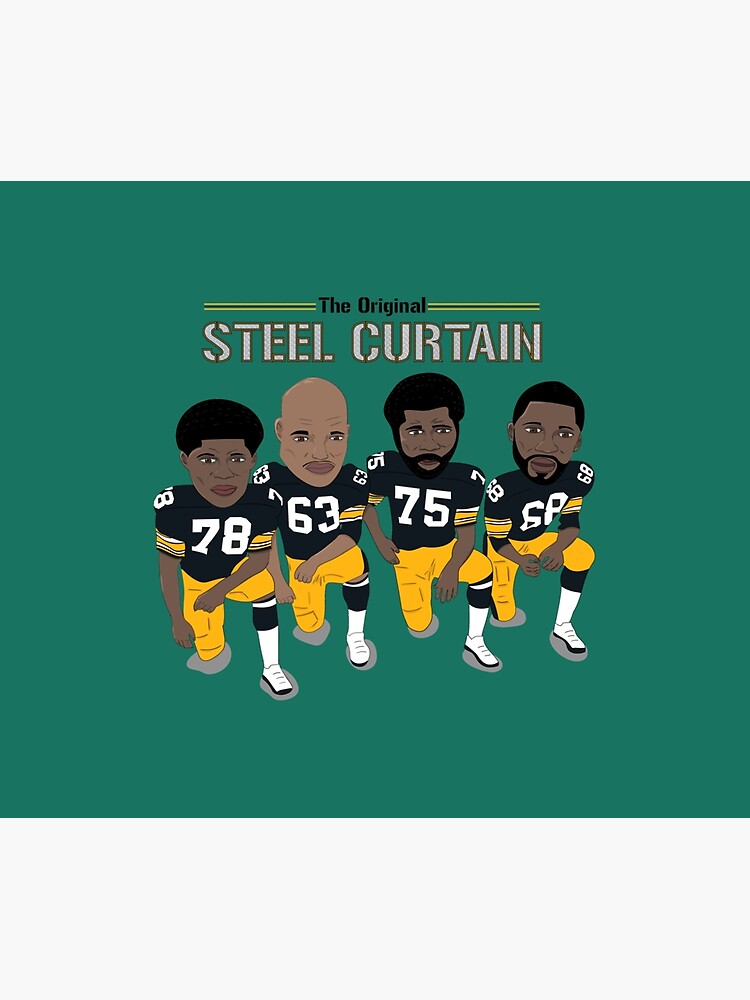 The Steel Curtain - Pittsburgh Steelers  Art Print for Sale by  TheBestZaraP