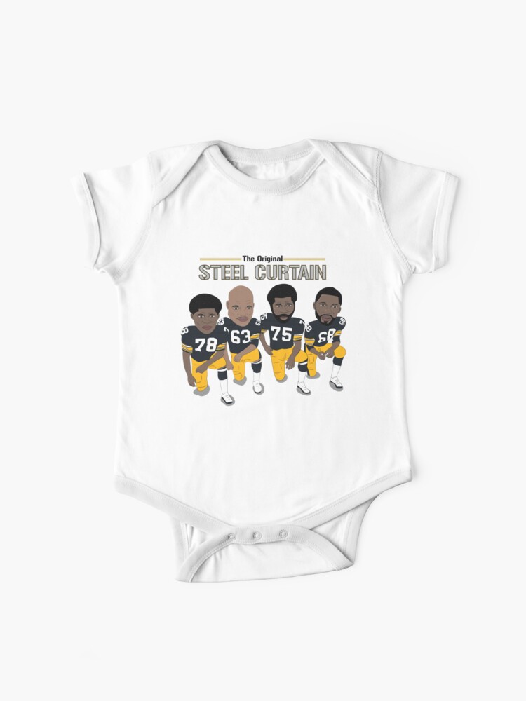 The Steel Curtain - Pittsburgh Steelers  Baby One-Piece for Sale by  TheBestZaraP