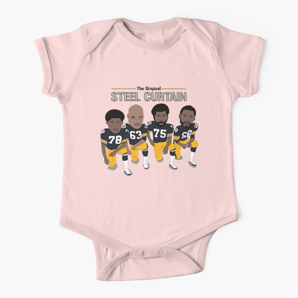 The Steel Curtain - Pittsburgh Steelers  Baby One-Piece for Sale by  TheBestZaraP