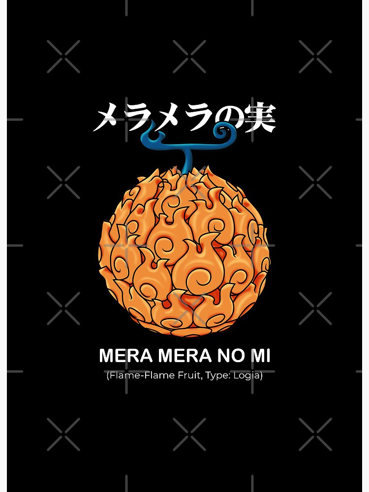 Mera Mera No Mi Devil Fruit Ace/Sabo Art Print for Sale by SimplyNewDesign