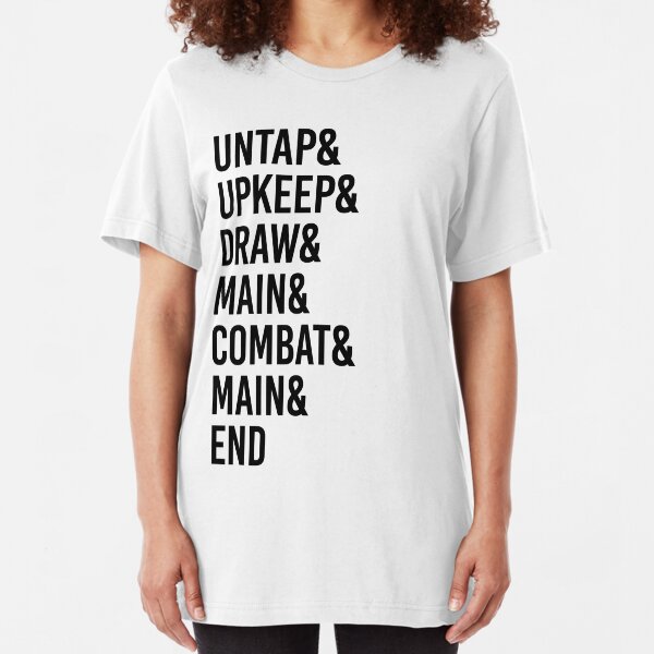 Magic MTG Game Phases Slim Fit T-Shirt