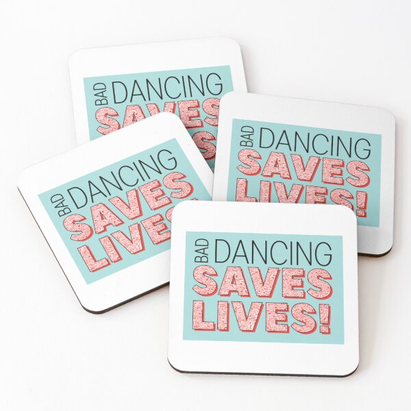 Item preview, Bad Dancing Saves Lives   designed and sold by WilliamsKateArt.