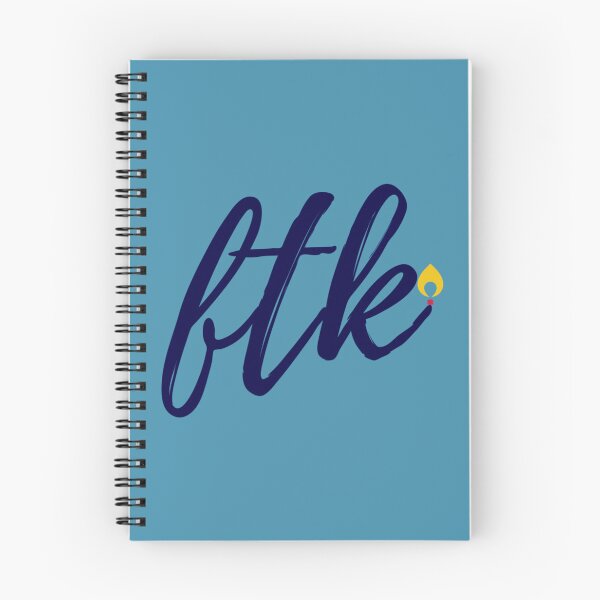 Item preview, Cursive FTK with Candle Flame   designed and sold by WilliamsKateArt.