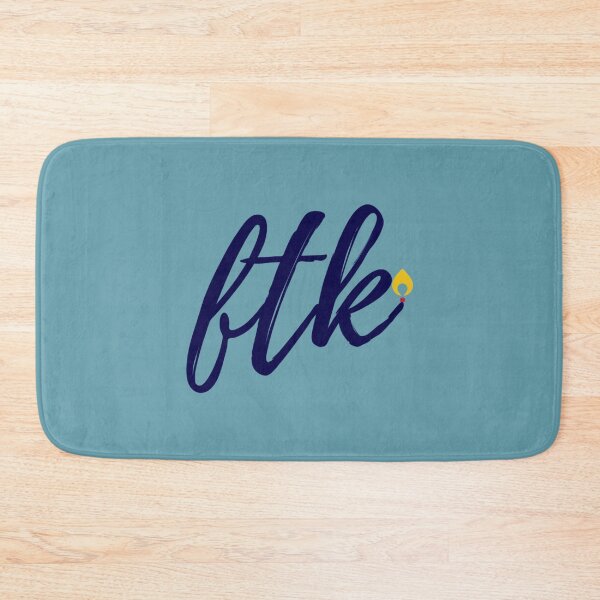 Item preview, Cursive FTK with Candle Flame   designed and sold by WilliamsKateArt.
